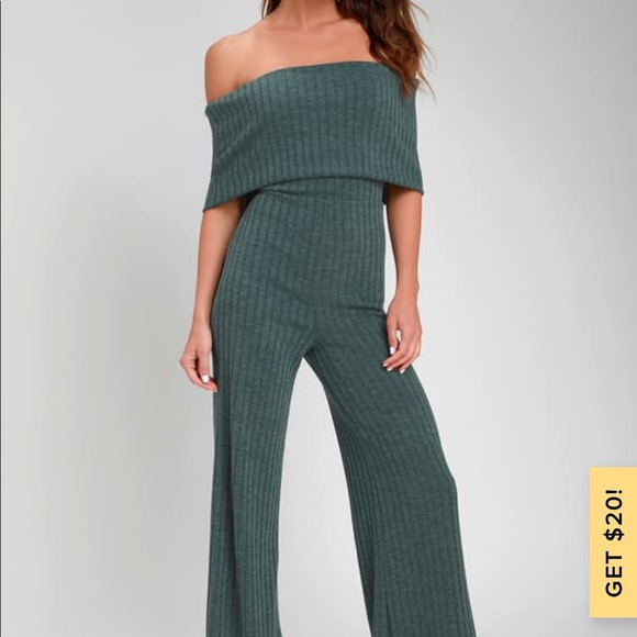 ✨hp✨ Ribbed jumpsuit - Picture 1 of 2